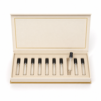Coffret Découverte de Parfums avec Dix Emplacements pour Flacons – Collection d'Essais de Fragrances de Luxe Personnalisable pour Boutiques