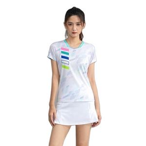 Diseño de Logotipo Personalizado, Camisetas Deportivas Sublimadas para Tenis de Mesa y Bádminton de Equipos Nacionales, Unisex, 100% Poliéster, Cuello Redondo Ligero - Product Image 6