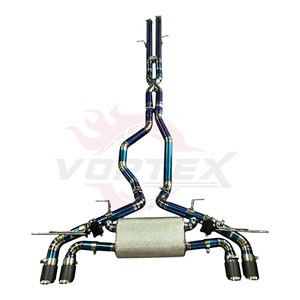 ท่อไอเสีย Vortex Titanium Valvetronic สำหรับ Defender 5.0 V8 Catback พร้อมปลายท่อคาร์บอนแบบมีแผ่นป้องกันเพิ่มประสิทธิภาพ - Product Image 1