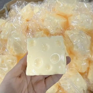 Juguete de Peluche de Queso Ultra Suave de 6 cm y 7 cm, Bola de Gelatina de Alta Elasticidad, Súper Suave y Gruesa, Sin Rebote, Juguete Antiestrés para Apretar - Product Image 5