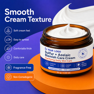 Crème Apaisante Anti-Acné à Base de Plantes ODM pour Peaux à Tendance Acnéique : Apaise les Irritations, Débouche les Pores, Calme les Inflammations et Atténue les Imperfections à l'Acide Azélaïque - Product Image 5
