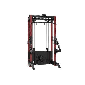 Macchina commerciale a doppio funzionamento Trainer - Lat Pulldown e cavo a fila bassa con pile di peso selettive per allenamenti su tutto il corpo - Product Image 1