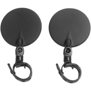 Rétroviseur universel pour vélo, 2 pièces, miroir de guidon réglable et rotatif à 360 degrés pour vélo de route, VTT, cyclisme - Product Image 5