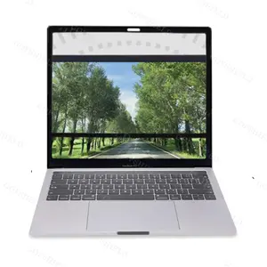 适用于MacBook Pro 15英寸 (A1707/1990) 的双向防眩光间谍屏幕膜防指纹间谍过滤器框架边缘胶水隐私保护器