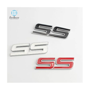 Logotipo de impresión en color de tamaño personalizado de alta calidad Emblemas de metal Insignias de <span class=keywords><strong>coche</strong></span> impermeables ecológicas - Product Image 1