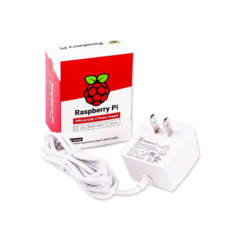 Raspberry PI 4 generation official power 5V3A Type-C interface for raspberry PI 4 generation B PI 4B