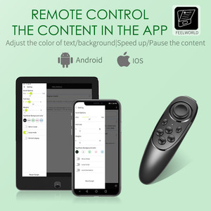 Téléprompteur professionnel FEELWORLD <span class=keywords><strong>TP2A</strong></span> avec télécommande, matériau ABS, 205x97x171mm, 300g, léger, compatible Android/iOS, OEM - Product Image 3