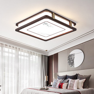 New Chinese Style <b>Ceiling</b> <b>Light</b> <b>Led</b> Ultra Thin Rectangular Living Room Bedroom Main <b>Light</b> Three Color Dimmable Switch Control - Product Image 2