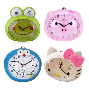 שעון מעורר לילדים שינה שעון שולחני מוסיקה שעון לילדים שינה reloj despertador משש קריקטורה סיורים ילדי מתנה