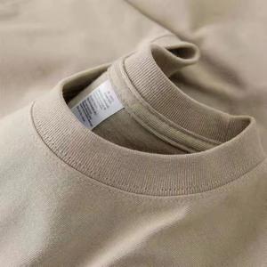 T-shirt unisexe de luxe en coton 100% de haute qualité, coupe ample, personnalisable avec logo imprimé, t-shirt oversize pour homme - Product Image 1