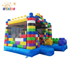 Château gonflable combiné WINSUN pour événements commerciaux et fêtes, ignifuge et imperméable en PVC, installation facile - Product Image 3