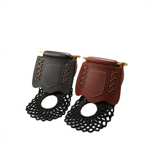 Juego de 6 Bolsillos de Cuero para Billar Estilo Ruso, Bolsa de Malla con Borde Reforzado, Accesorio Universal para Mesa de Billar - Product Image 2