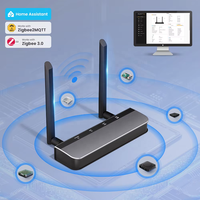 Yago Zigbee 3.0 PoE Gateway Hub Dongle pour Home Assistant, Tuya, SmartLife, antennes doubles 5dBi, puce ESP32+CC2652P, port Ethernet RJ45