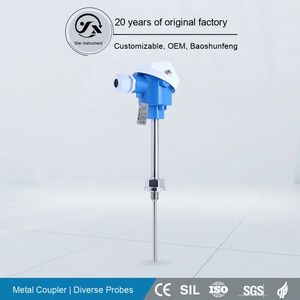 CWDZ33A Kepala Kopling Pemancar Suhu PT100 Output 4-20mA Sensor Suhu Cairan/<span class=keywords><strong>Gas</strong></span> Tipe Terintegrasi OEM/ODM - Product Image 3