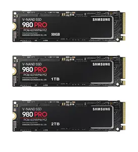 Sam.sung 980PRO PCIe 4.0 NVMEM.2インターフェイス500G1T2Tデスクトップハードドライブノートブックラップトップ用内蔵ソリッドステートSSDハードディスク