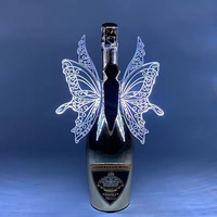 Bâton lumineux LED étanche en acrylique pour soirées en boîte de nuit, Thanksgiving, Saint-Valentin, motif papillon, vente chaude, plusieurs modèles