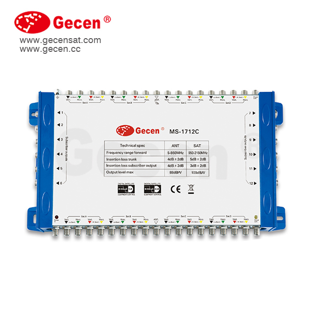 17 in SATELLITE MULTISWITCH