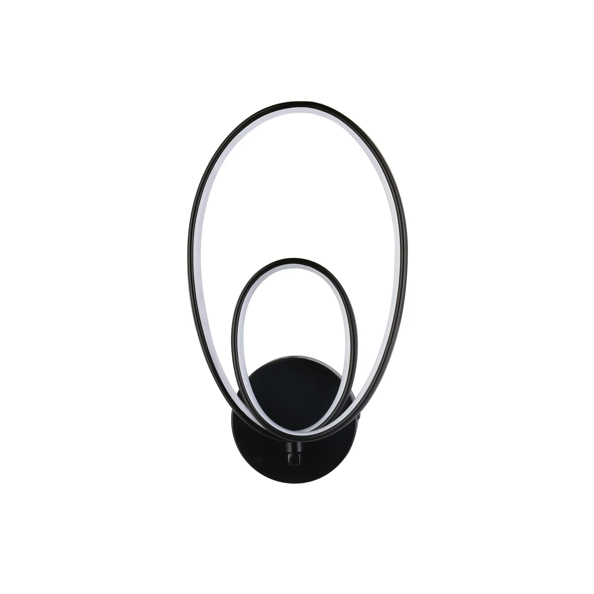 Eenvoudige Dubbele Ring Metalen Decoratieve Wandlamp Led Voor Gangverlichting Binnenwandlamp