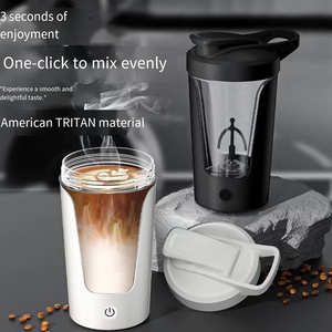 Vaso Mezclador Eléctrico USB de 450 ml a Prueba de Fugas, Licuadora Portátil, Botella Mezcladora de Proteínas ABS para Viajes y Uso al Aire Libre - Product Image 1