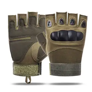 Leather Tactical Gloves Combat Gloves Tan outdoor Equipment Khaki Green Black Standerd