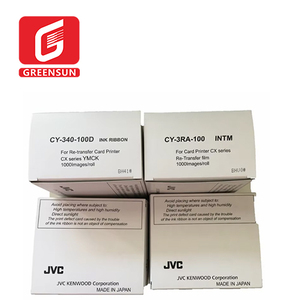 Ymck Ribbon Máy in thẻ ban đầu CY-340-100D ymck Ribbon và CY-3RA-100 truyền lại phim dnp cho máy in thẻ kinh doanh - Product Image 1