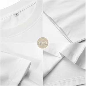 Maglietta estiva Streetwear da uomo in cotone bianco t-Shirt con logo personalizzato con serigrafia grafica t Shirt da uomo - Product Image 4