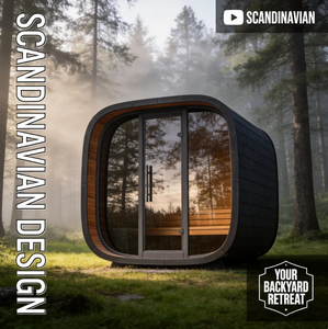 Sauna à vapeur extérieur de luxe pour 4 personnes - Cabine en cèdre et épicéa de qualité supérieure avec murs vitrés panoramiques, idéal pour les villas de <span class=keywords><strong>jardin</strong></span> - Product Image 4