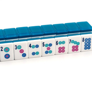 Hot Selling Portable Acrylic <b>Mahjong</b> <b>Set</b> Hand-rubbed Jelly Tiles Professional Casino Quality for Social Clubs - Product Image 3
