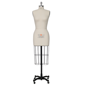 Tela Sastrería <span class=keywords><strong>Modista</strong></span> Vestido ajustable Forma Sastres Maniquí de boda con jaula Mujer Maniquí Señoras - Product Image 2