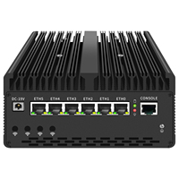 BKHD Factory Soft Router Ultra 7 155H AI Host 2/4 SFP + Hardware de computadora industrial Conmutador de red Cyber Security Vpro TPM GPIO