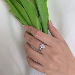 Anillo Dylam de diseño irregular, banda ancha, para mujer, con piedra, amor, odio, para niña, anillos que no se deslustran, joyería gruesa para boda, en caja - Product Image 3