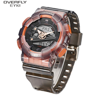 Montres de sport pour hommes, Top marque de luxe EYKI pour hommes, Quartz numérique décontracté pour l'extérieur, montre-bracelet étanche 30M