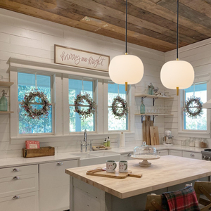 Lampes suspendues minimalistes en verre métal lampes suspendues décoratives pour restaurant bar café cuisine salle à manger chambre industrielle - Product Image 4