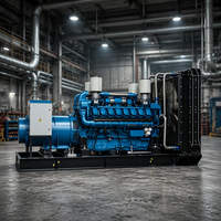 Genset Diesel Weichai 100-700KW 125-875kVA Tipe Terbuka 3 Fasa untuk Infrastruktur Tenaga Pertambangan