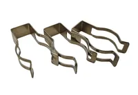 Clip en acier inoxydable pour tube fluorescent LED en forme de U, clip de maintien à double ressort