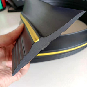 Ép đùn cao su dải màu đen với màu vàng cửa nhà để xe thời tiết con dấu ngưỡng - Product Image 5