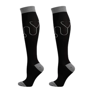 Unisex Đầu Gối Cao Cưỡi Ngựa Vớ Thoải Mái Crew Cấp Cưỡi Ngựa Vớ Với Biểu Tượng Tùy Chỉnh Trên Cuff Cho Mùa Thu Cưỡi - Product Image 5