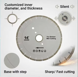 Lama da taglio diamantata silenziosa EU per tavolo da <span class=keywords><strong>cucina</strong></span>, lama per sega da banco con gradino OEM, taglio pulito senza scaglie, taglio rapido - Product Image 1