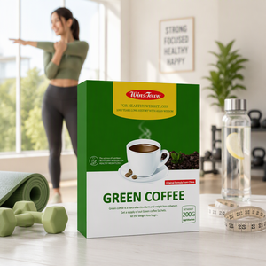 WIns Town Caffè Verde Naturale per Dimagrimento, Caffè Istantaneo Brucia Grassi, Stimolante del Metabolismo, Bevanda Detox, OEM Etichetta Privata - Product Image 1