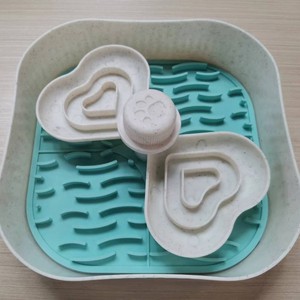 Tazón de Alimentación Lenta Ecológico para Perros, para Cachorros y Adultos, Tazón de Alimentación Duradero para una Digestión Saludable - Product Image 1
