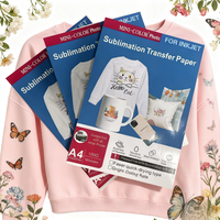 Película PET para Sublimación en Hojas A3 y A4, Papel de Transferencia de Calor para Impresión DTF e Impresora de Inyección de Tinta, Suministro de Fábrica