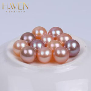 Hạt ngọc trai nước ngọt tự nhiên bóng cao cấp đạt chuẩn bên thứ ba H.WEN, chất lượng 2A-5A, kích thước 2-8mm, màu trắng tím nhạt, đóng hộp thủ công tự làm. - Product Image 3