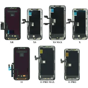 OEM ของแท้จอ OLED GX 100% ผ่านการทดสอบ x XS XR MAX LCD pantalla หน้าจอสัมผัสอะไหล่ดิจิไทเซอร์สำหรับ iPhone X