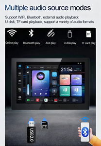 Host Musicale di Sottofondo Android 11 a 4 Zone 4+32G Amplificatore da Parete Riproduzione Musicale Separata 8*30W Dispositivi Smart Home DHNL Airplay 10 Pollici - Product Image 5