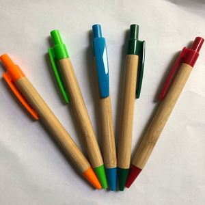 Eco Friendly Recycled Kraft Paper Click Gel Ink <b>Pen</b> Biodegradable <b>Retractable</b> Advertising <b>Pen</b> With Colorful Plastic Parts - Product Image 6