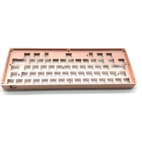 Services de fraisage CNC de cadres de clavier en aluminium de précision avec brochage et usinage de pièces sur mesure et finition anodisée