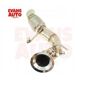 Tubo de Escape de Acero Inoxidable para <span class=keywords><strong>BMW</strong></span> M57N2 <span class=keywords><strong>335D</strong></span> E90 E91 E92 535D <span class=keywords><strong>E60</strong></span> E61 635D E63 E64 X3 E83 X5 E70 X6 E71 de 2.75'' - Product Image 1