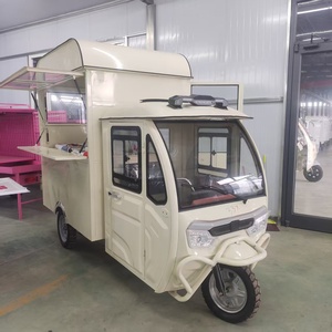 Carrito de Comida Móvil para Exteriores de Tamaño Personalizado, Acero Galvanizado, 3 Ruedas, Calentador Integrado, Camión de Venta Multifuncional YS - Product Image 4
