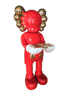 Brique d'ours de bande dessinée célèbre en fibre de verre galvanisée personnalisée avec sculpture en plaque pour décoration commerciale intérieure/extérieure