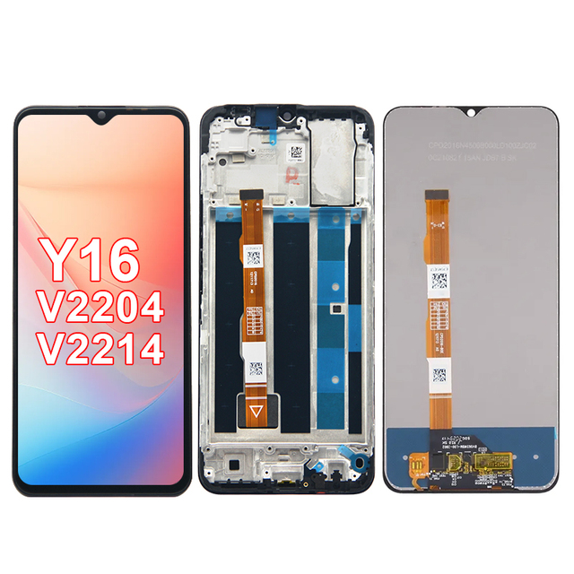 6.51 Inch V2204 V2214 LCD Display Touch Screen Digitizer Assembly Replacement Parts Lcd Y16 Display Screen for Vivo